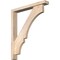 Ekena Millwork Balboa Block Smooth Bracket w/ Offset Brace, Douglas Fir, 3 1/2"W x 24"D x 28"H BKT0402X24X28BOA05SDF - alternate 1